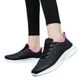 thumbnail image 3 of Siilsaa Womens Lifestyle Mesh Jogger Sneaker Hot Pink,6.5, 3 of 5
