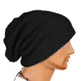 thumbnail image 1 of Hombres Mujeres Gorro de gran tamaño cálido Gorro con calavera Gorros de punto holgados, 1 of 4