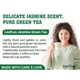 thumbnail image 5 of LeafLea 80 Jasmine Green Tea Bags, Green Tea with Natural Jasmine Aroma, Delicate Floral and Smooth Taste, Caffeinated, Sugar-Free, 5 of 17