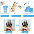Winkeep Portable Dog Paw Cleaner, 2 In 1 Bathing Scrubber & Cleaning