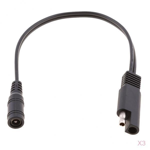 Adaptador de Ropa de Motocicleta SAE de 10 pulgadas con Conector Coaxial de CC Sunnimix