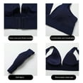 thumbnail image 6 of Women's Seamless Plunge Bra Deep V-Neck Seamless Comfort Bra Unlined Bras Stretch for Women, 6 of 6