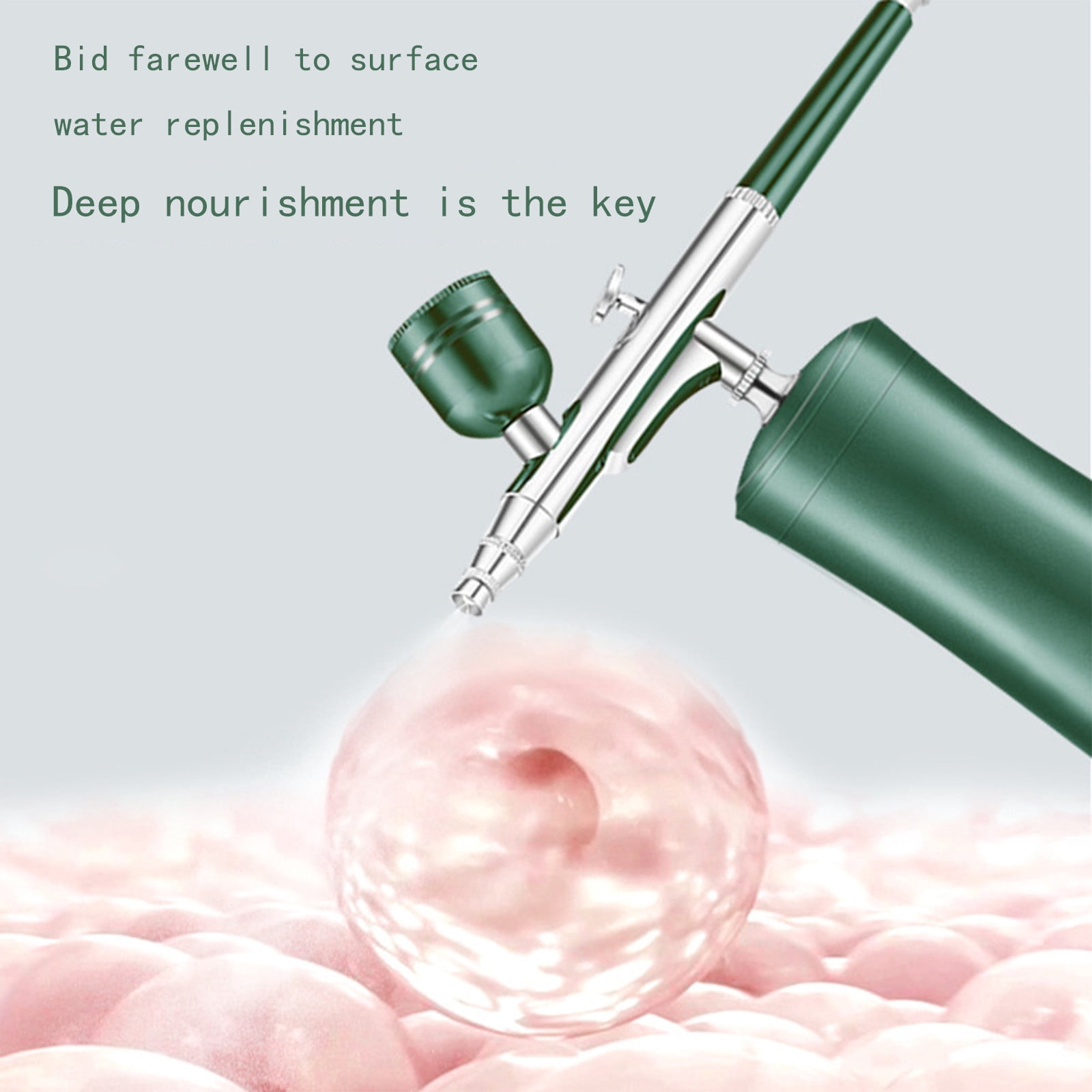 Kiplyki New Arrivals Oxygen Facial Portable Airbrush, Skin Facial Portable Makeup Airbrush Serum Toner Mist Sprayer Facial Misters Device