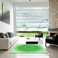 thumbnail image 7 of Ahgly Company Machine Washable Indoor Square Transitional Green Area Rugs, 6' Square, 7 of 7