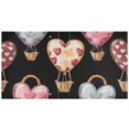 thumbnail image 2 of Hearts Hot Air Balloons 3 Ring Binders 1.5 inch Hardcover File Folders with Interior Pockets A4 Size Organizer for School Office Hospital Set of 2, 2 of 8