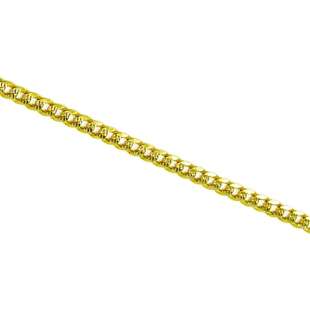 Silver Pave Curb Chain - White Pave Curb Chain 2mm
