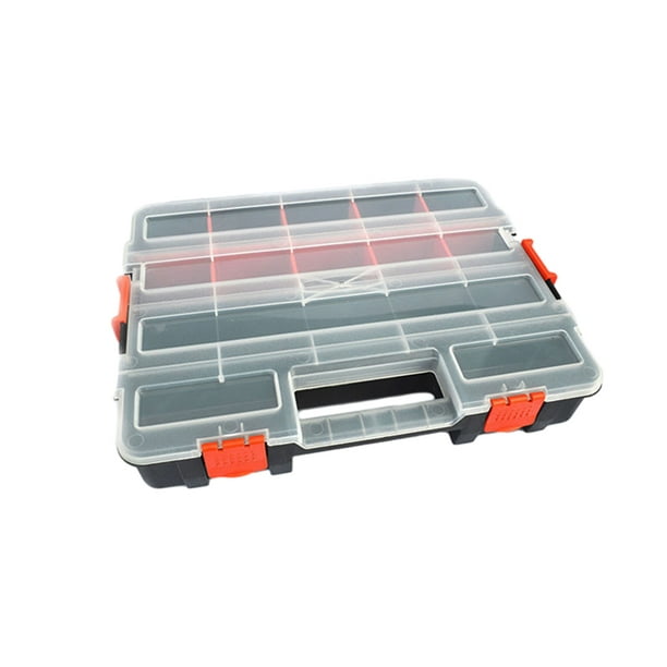 Smilepp Durable Suitcase Tool Box With Easy-to- Organizer System Practical  Convenient Tool Box Organizer Parts Organizer 