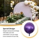 thumbnail image 5 of Kearding Globos redondos, película de aluminio, tamaño grande, peso ligero, globo para casa, arreglo de ambiente, accesorios para fotos, accesorio para Kits de decoración para fiestas Violeta Kearding HA062117-09, 5 of 6
