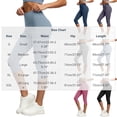 thumbnail image 3 of JnLxul Workout Pants for Women High Waisted Capri Leggings Stretchy Slim Fitting Tight Capris Gym Yoga Pants Trendy(X-Large,Purple), 3 of 6