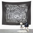 thumbnail image 2 of UFAEZU Holiday Vintage Hand Lettering Christmas and New Year Wishes Chalk on Blackboard Chalkboard Wall Art Hanging Tapestry Home Decor for Living Room Bedroom Dorm 60x80 inch, 2 of 2