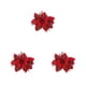 thumbnail image 5 of Flor de Navidad Simulación artificial Cateissary decoración Flores Cabezas, 5 of 6
