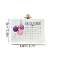 Herrnalise Plantable Seed Calendar 2025, from January 2025 to December