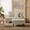 Camel + Foam+Spring, variant on Indoor Chaise Lounge Chair with Ottoman Boucle Upholstered Chaise 2 Throw Pillows Included for Living Room Bedroom