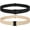 04-black+beige, variant on Women Invisible Belt, Comfortable Adjustable Stretch No Show Belt with Flat Buckle
