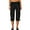 Black, variant on Sexy Dance Summer Cargo Capris Pants For Women Hight Waist Beach Loose Pants Holiday Drawstring Cropped Pants Loungewear Size S-3XL