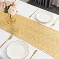 thumbnail image 4 of Chemin de Table Design à Paillettes Scintillantes Extra Long Couleur Vive Résistant à l'Usure Nappe Décorative Ornement de Fête, 4 of 5