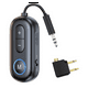thumbnail image 1 of Transmisor y Receptor de Audio Bluetooth 5.4, Adaptador Estéreo HiFi Auxiliar de 3,5 mm con Micrófono para Coche, Avión, TV, PC, Altavoz, Color Negro, 1 of 7