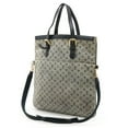 thumbnail image 3 of Pre-Owned LOUIS VUITTON Louis Vuitton Monogram Mini Francoise Tote Bag Handbag Shoulder Blue..., 3 of 10