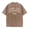 thumbnail image 4 of CONZONE Mens T-Shirts Short Sleeve Distressed T Shirts for Men Crew Neck Letter Graphic Y2K Casual Summer Tee Tops, 4 of 4