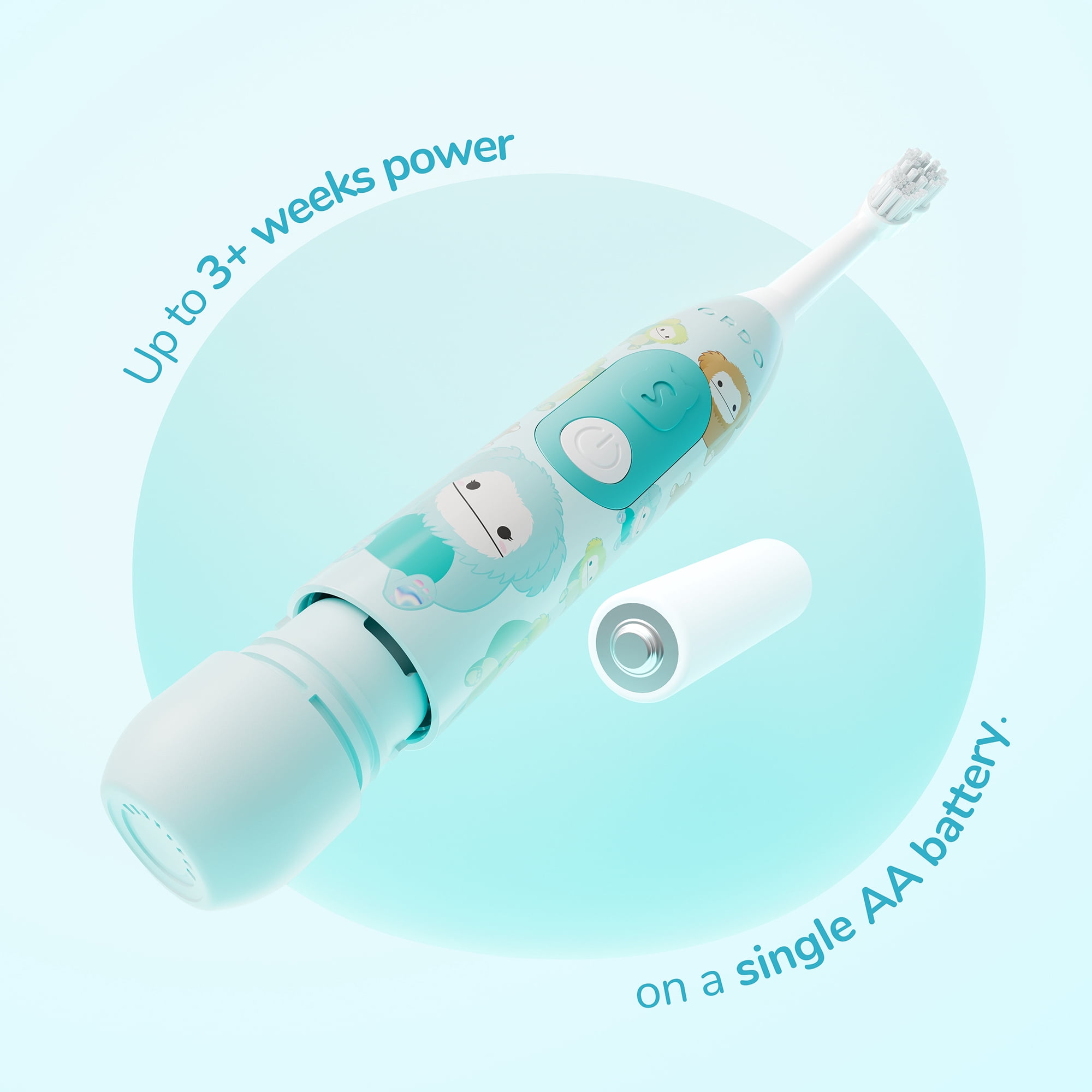 Ordo Oscillating Kids Battery Toothbrush - Squishmallows Joelle