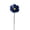 Blue, variant on Necvior Single Stem Ceramic Flower Handcrafted Tabletop Decoration Hand Painted Florals