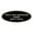 Black, variant on Oval THIS IS YOUR WASHROOM PLEASE KEEP IT CLEAN Sign (Brushed Silver) - Small 2x5"