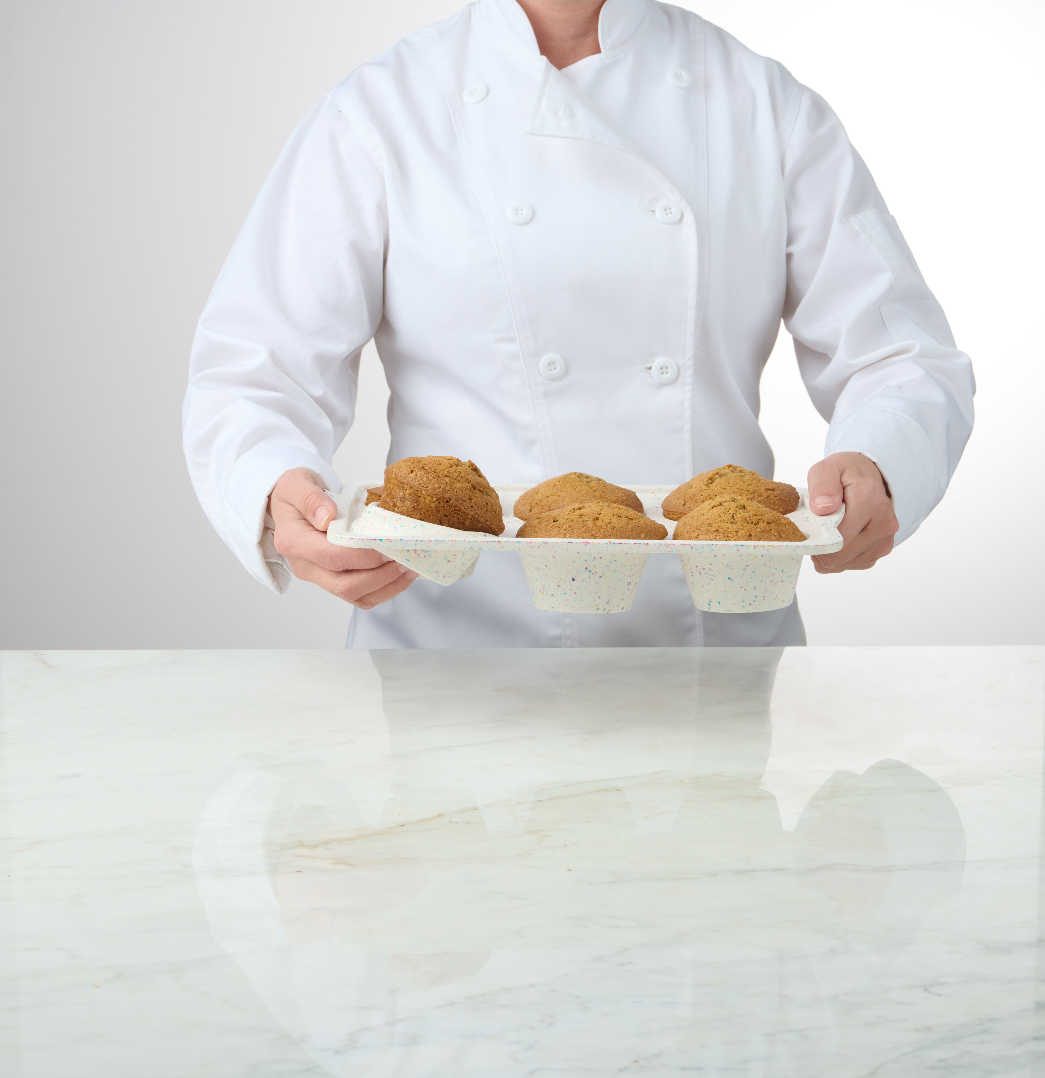 (4 pack) Trudeau Jumbo Structured Silicone Muffin Pan 6ct – For Muffins, Cupcakes, Individual Pies, Rice Krispies Treats, Egg Bites, Mac & Cheese Cups, Gratin Cups, Tartlets & Spinach Puffs