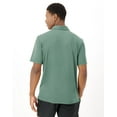 thumbnail image 3 of Hanes Moves Men's Short Sleeve Performance Polo Herbal Olive Green XL, 3 of 4