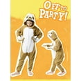 thumbnail image 6 of Sloth Onesie Pajama Kids Unisex Animal Costumes Polyester One-Piece Sleepwear for Boys and Girls 4T, 6 of 6