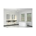 thumbnail image 3 of Atwell Collection One-Light Brushed Nickel Mid-Century Modern Semi-Flush Mount, 3 of 10