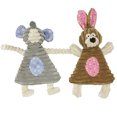 thumbnail image 3 of Dog Corduroy Toy Stuffed - Rabbit Mouse Soft Puppy Squeaky Toy Pet Teething Toy, 3 of 10