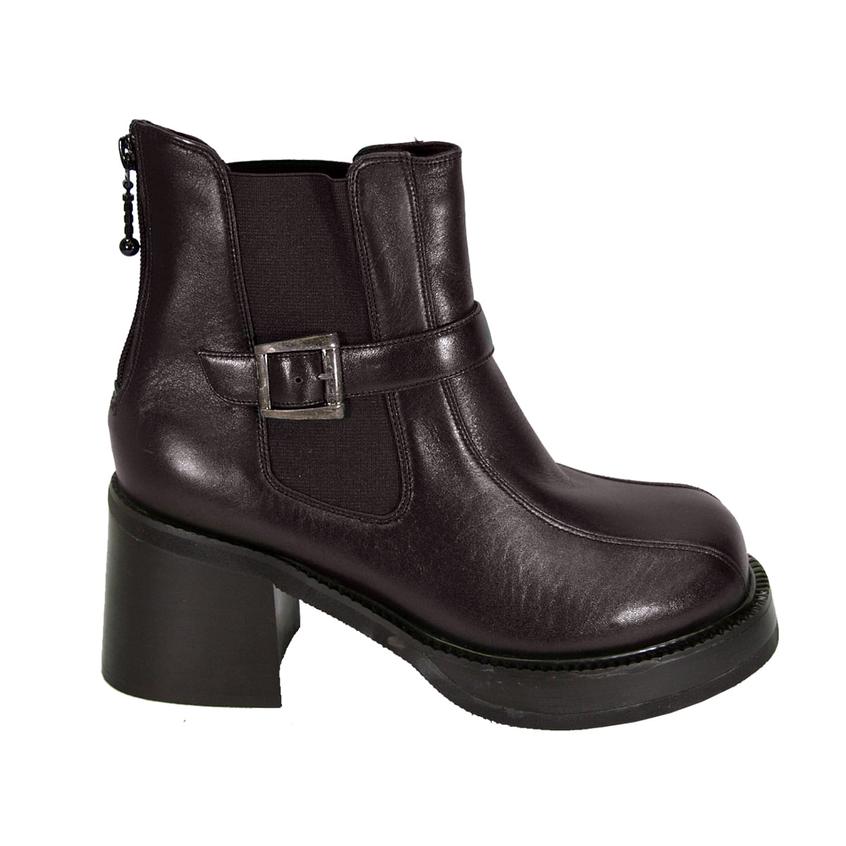 PEERAGE Ricky Men's Medium Width Elegant 7 Inch Comfort Leather Boots