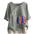 thumbnail image 2 of My Orders At Walmart 4Th of July Tank Tops for Women Sparkly T Shirts Plus Size Loose Fit Plus Size Tops Stars and Stripes Patriotic Shirts and Blouses for Plus Size Women Graphic Tees Tshirts Shirts, 2 of 3