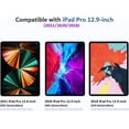 thumbnail image 3 of Golden Sheeps [2 Pack] Tempered Glass Screen Protector Compatible for iPad Pro 12.9 inch 2021/2020/2018 High Definition/Scratch Resistant Bubble Free Tempered Glass LCD HD Screen Protector Guard Film, 3 of 5