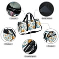 thumbnail image 2 of Daisy Large Capacity Sports Bag, nice for Luggage, Travel Tote, Soccer, and Weekender Use, with 17.7-inch Size and Interior Zipper Pocket, 2 of 6