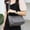 New--Gray, variant on Fashion Crossbody Bag for Women Shoulder Bag PU Leather Handbags Purses Multi Pocket Zipper Messenger Tote Bag