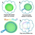 thumbnail image 2 of Zsiparty Big Bubble Wands Set for kids, Giant Bubble Maker Toys with Tray for Summer Outdoor Activities Party Favors Gifts & Wedding, 15 Pcs, 2 of 6
