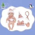 thumbnail image 1 of Mini muñecas bebé renacidas de 7 pulgadas, juguetes para bebés, piel suave, mini muñecas bebé recién nacidas realistas, alivio del estrés, muñeca bebé pequeña hecha a mano, 1 of 7