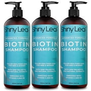 Biotin Shampoo for Hair Growth - Sulfate-Free, Paraben-Free, Thickening Shampoo, Hair Loss Shampoo for Men and Women, Big Bottle 16 fl. oz. (3 pack)