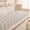 Ecru, variant on Uledge 100% Waterproof Non-Slip Plush Couch Cover for 3 Cushion Sofa - Washable Pet Friendly, Dark Grey, 35"x71"