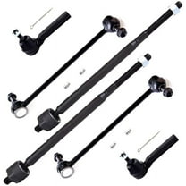 CCIYU Front Stabilizer/Sway Bar Outer Inner Tie Rod End Link fit for 2008-2014 Town Country for Dodge Grand Caravan 6pcs Suspension Kit