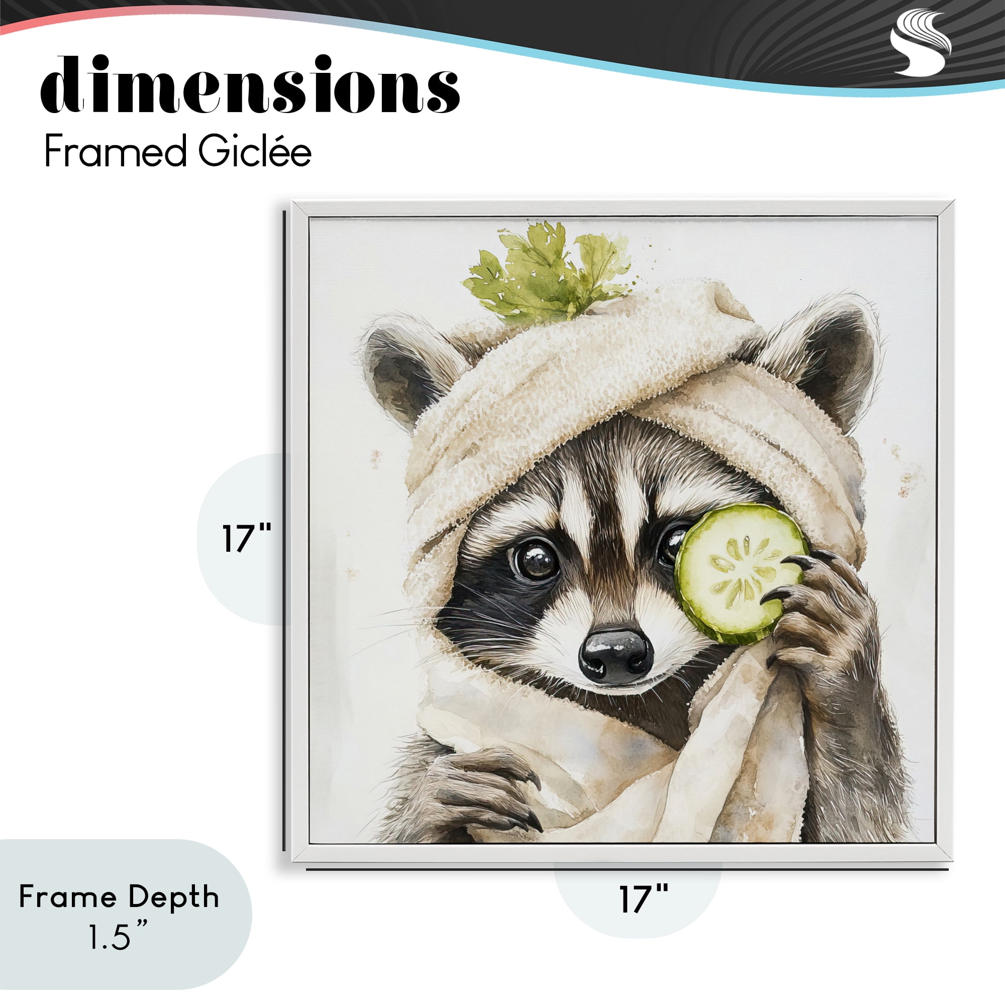 Stupell Industries Time To Depuff Self Care White Framed Giclee Art, design by Tina LeCour