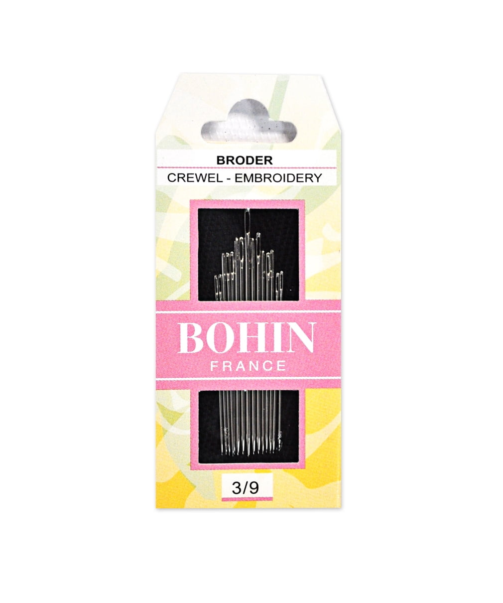 Bohin France Crewel Embroidery Needles Sizes 3/9