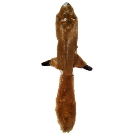 Ethical Products Skinneeez 5499 Plush Squeaker Squirrel Dog Toy, Mini (14 Inch)