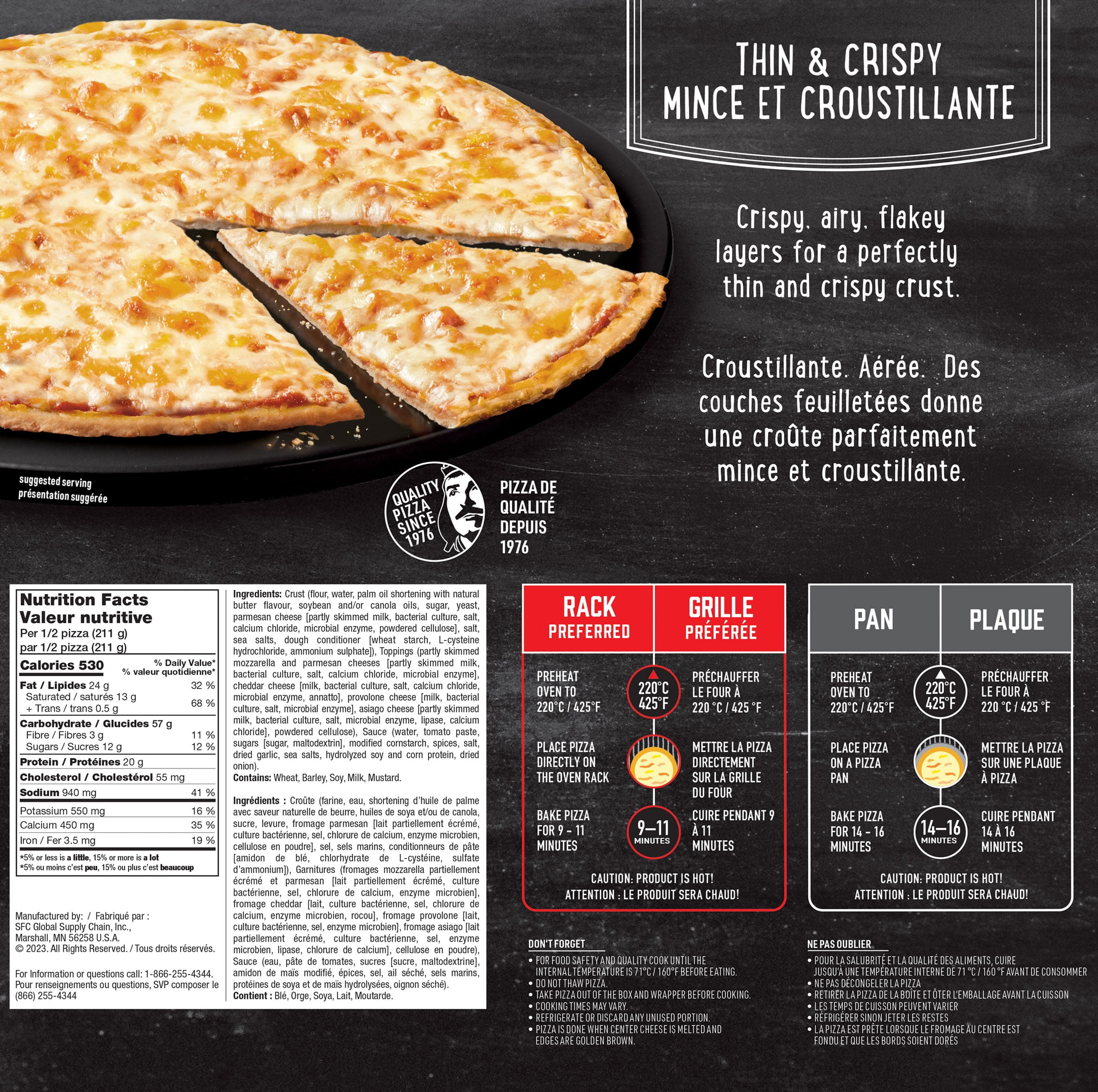 Red Baron Thin Crust 5 Cheese, Red Baron Thin Crust 5 Cheese