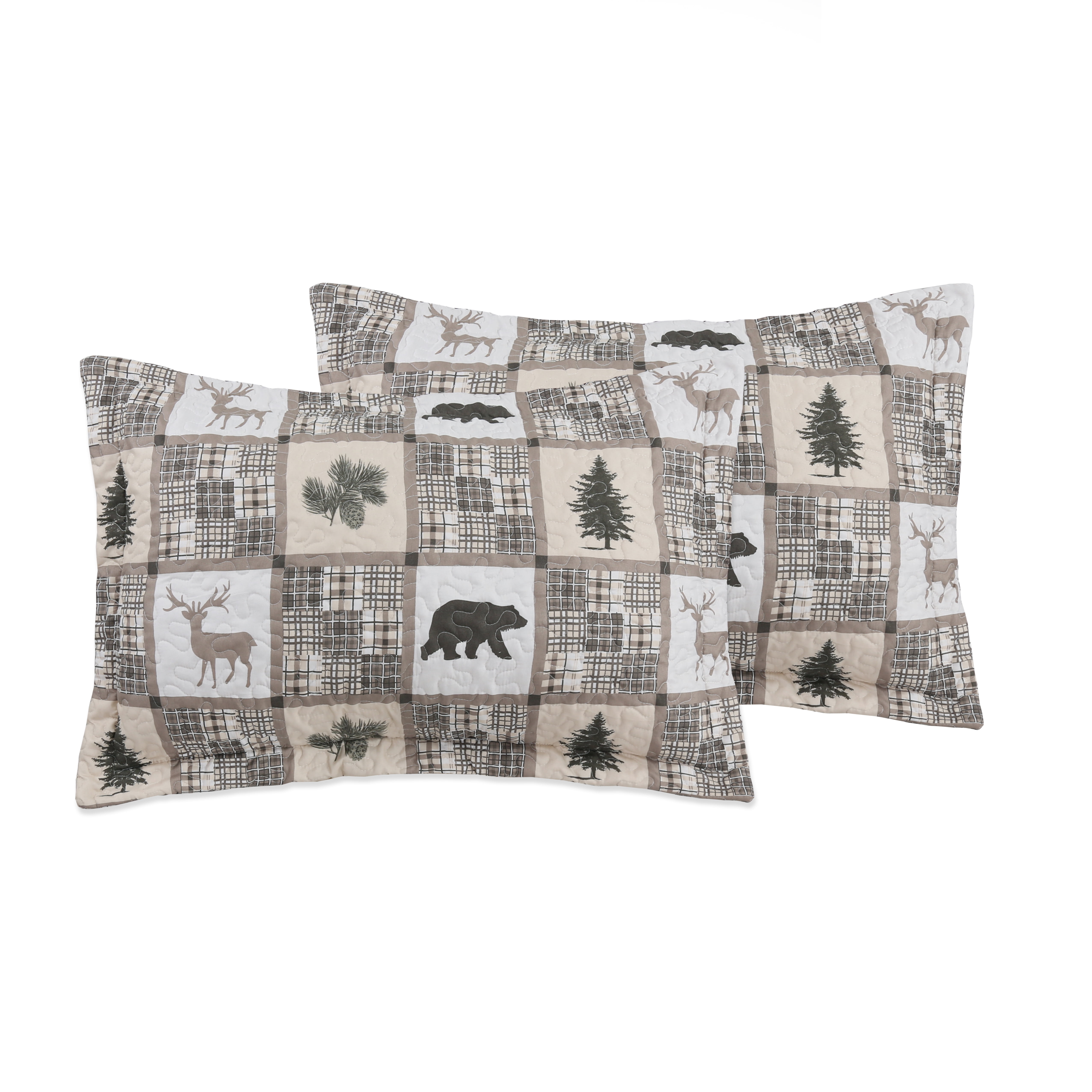 Marina Decoration Rich Printed Stitching Coverlet Bedspread Ultra Soft Summer Bedding Quilt Set with Quilted Sham