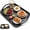 Black, variant on Non Slip Serving Tray with Handles, Rubber Gripped Lap Food Trays for Eating, Dishwasher Safe, Ideal for Breakfast, Snack, Fruit, Dessert, Beverage & Dinner (Large Black)