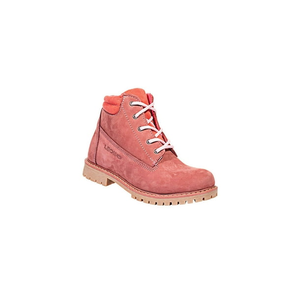 BOTINES CASUALES LEON DAMA MUJER ROSA GAMUZA 616