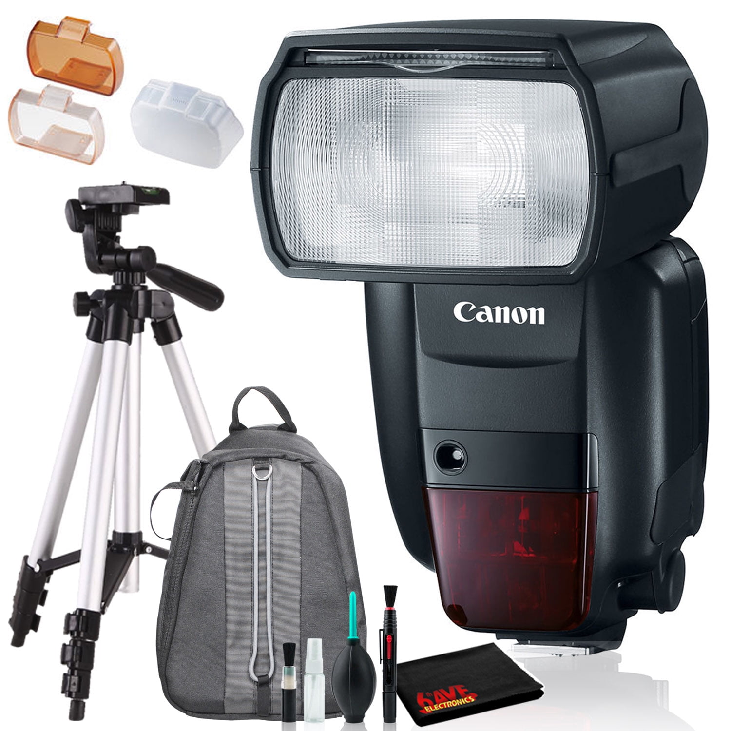 Canon Speedlite 600EX IIRT (Intl Model) Includes Backpack and 57