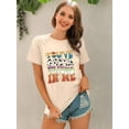 thumbnail image 6 of MOUSYA You've Got A Friend in Me Shirt Women Funny Letter Print Friends Tops Cute Vacation Holiday Short Sleeve Graphic Tees, 6 of 12